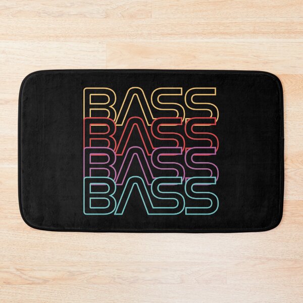 Aperçu de l'œuvre Bass Neon Colors Texte répété créée et vendue par nightsworthy.