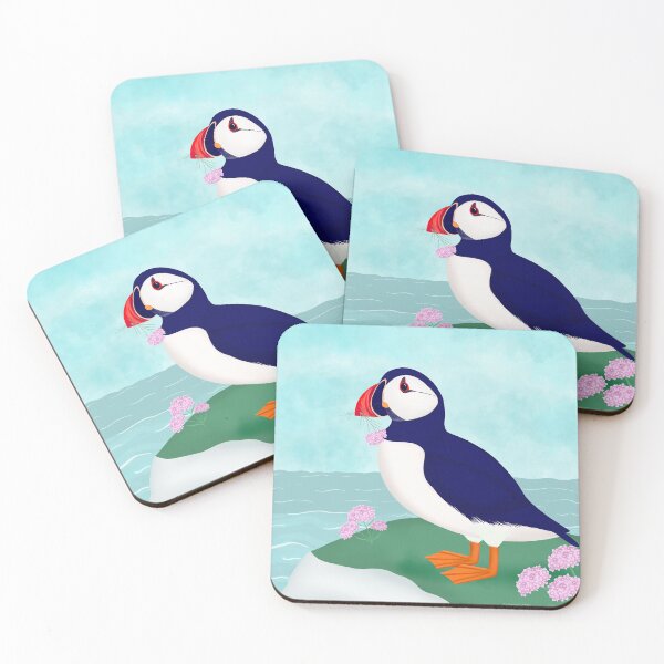 Item preview, Cute Puffin by the Sea designed and sold by OstarasAttic.
