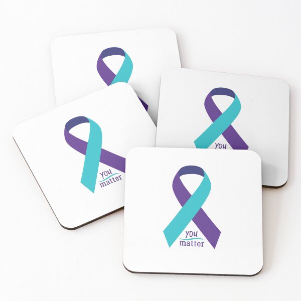 Artikelvorschau, Sie sind wichtig Selbstmordprävention Awareness Ribbon Sticker entworfen und verkauft von kittycrafts.