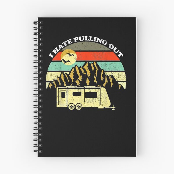 Item preview, Retro Vintage Mountains RV Camping I Hate Pulling Out designed and sold by vickiknopp.