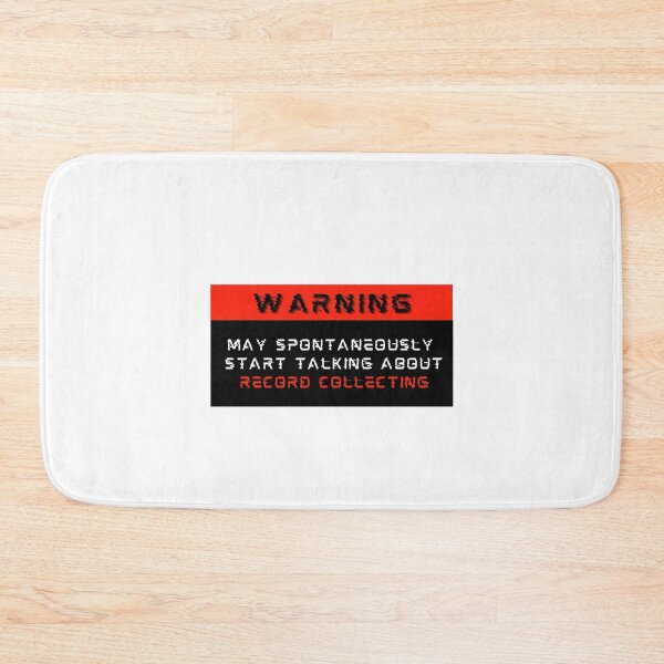 Item preview, Warning: May spontaneously start talking about Record Collecting designed and sold by Mucchhad.