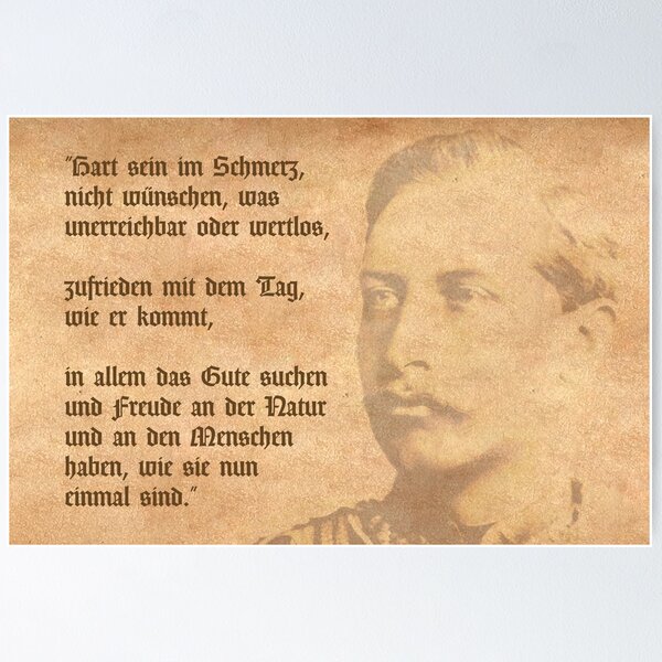 Item preview, Kaiser Wilhelm II quote 1904 designed and sold by Mapeti.