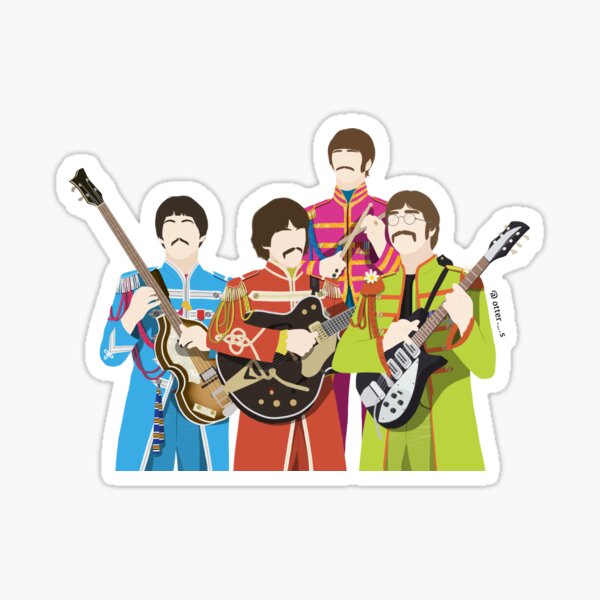 Les Beatles (Sgt. Peppers Lonely Hearts Club Band) Sticker