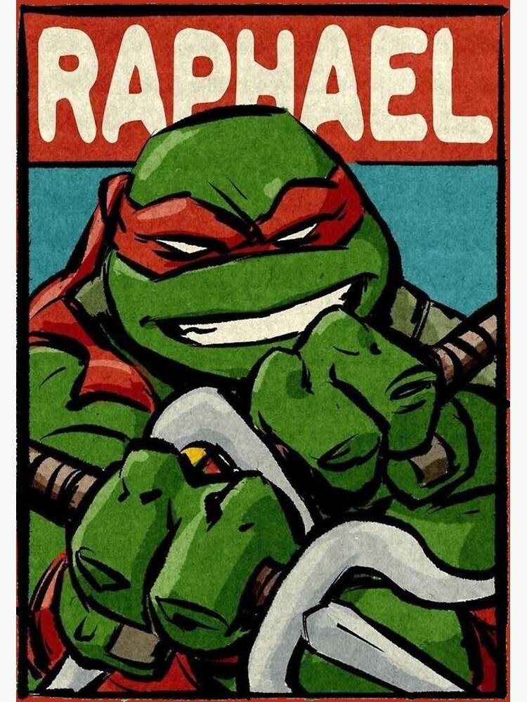 Raphael Birthday Greeting Card - Ninja Turtles - TMNT