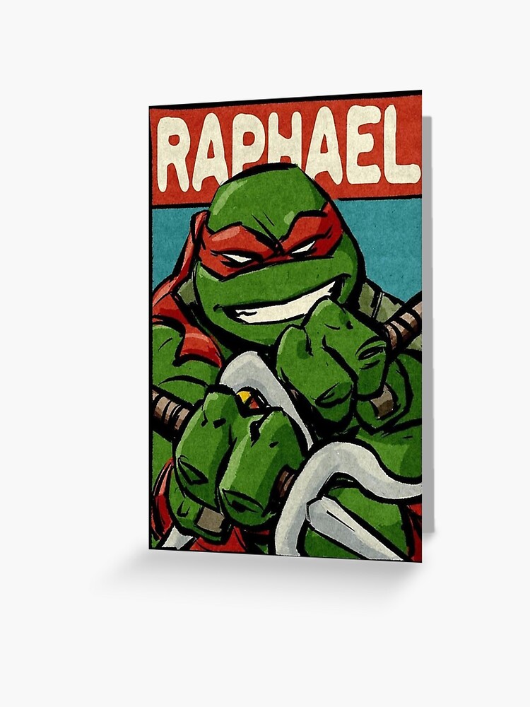 Raphael Birthday Greeting Card - Ninja Turtles - TMNT