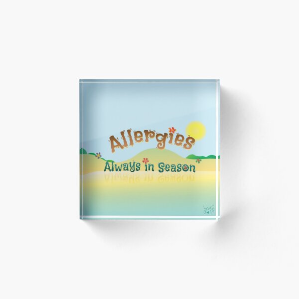 Item preview, Allergies - Always in Season (Beachy) designed and sold by JillPillDesign.