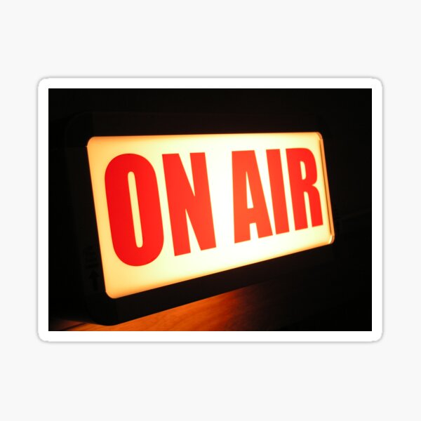 On Air - Radio Sticker