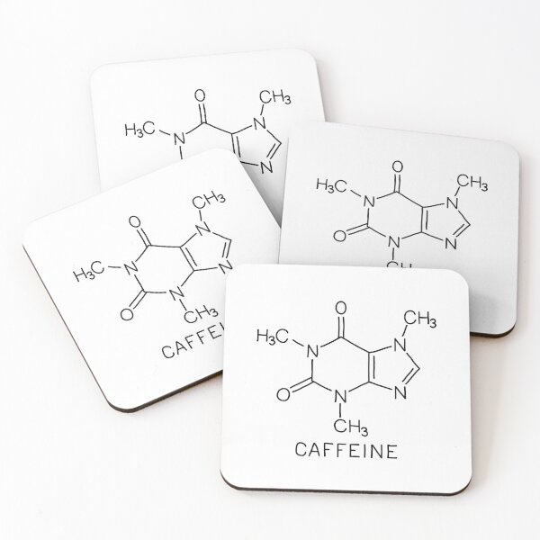Item preview, Caffeine molecule designed and sold by ValentinaHramov.