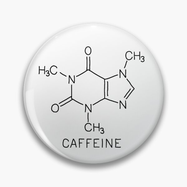 Item preview, Caffeine molecule designed and sold by ValentinaHramov.