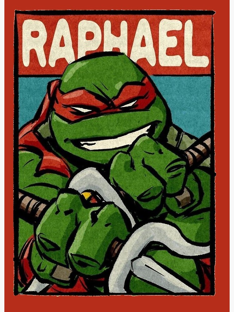 Lámina «Raphael | Tortugas Ninjas mutantes de Redbubble