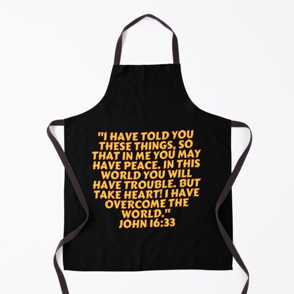 Item preview, Bible Verse John 16:33 designed and sold by Prayingwarrior.