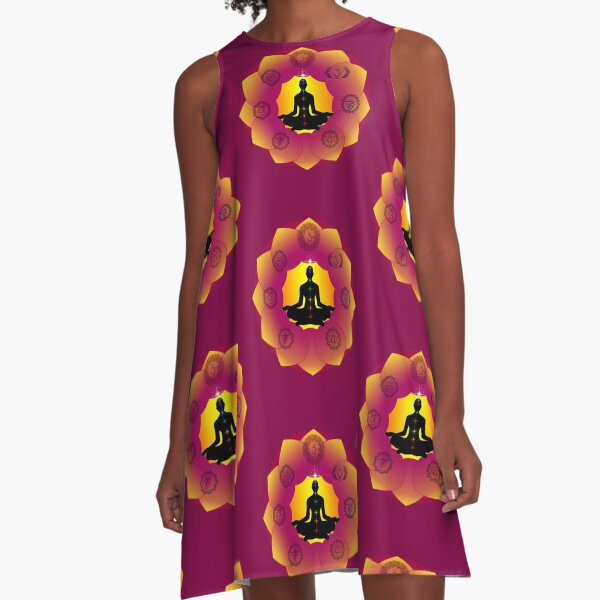 Yoga Lotus A-Line Dress