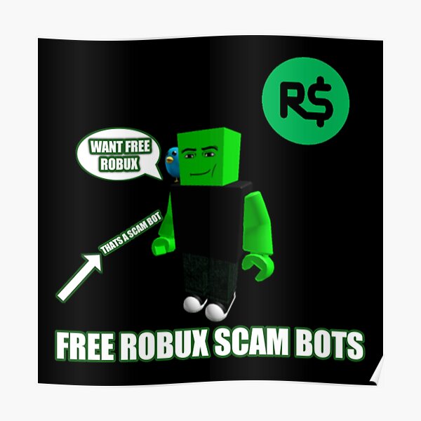 Free Robux Gifts Merchandise Redbubble - new roblox scam bots