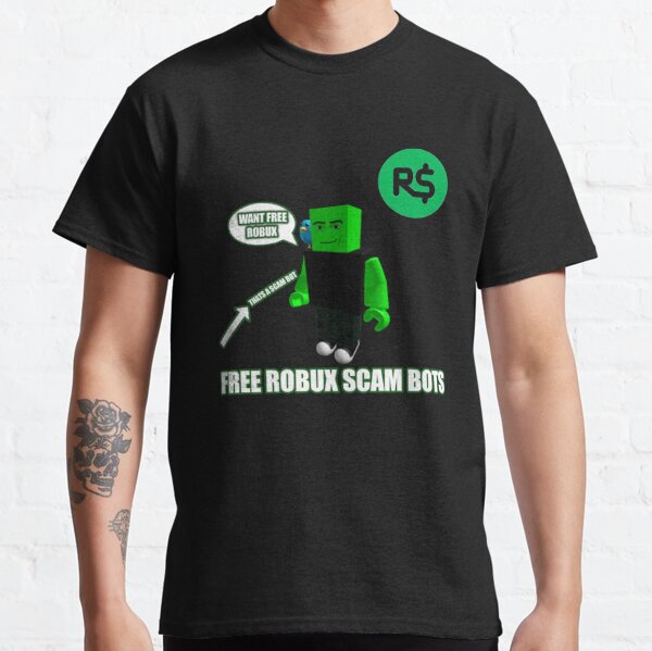 Free Roblox T Shirts Redbubble - roblox shirt bot