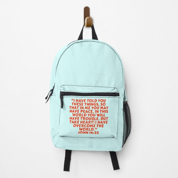 Item preview, Bible Verse John 16:33 designed and sold by Prayingwarrior.