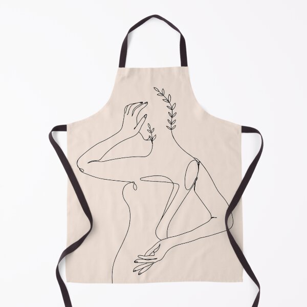 Item preview, Minimal Woman line art. Woman body with branch of leaves.  designed and sold by CoCoArt-Ua.