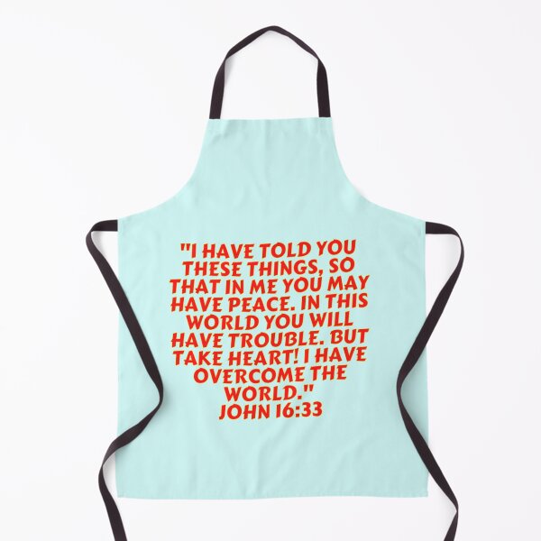 Item preview, Bible Verse John 16:33 designed and sold by Prayingwarrior.