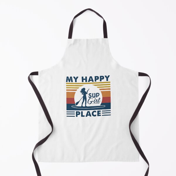 Item preview, Paddleboard My Happy Place Sup Girl Vintage Retro designed and sold by MarcoABerggren.