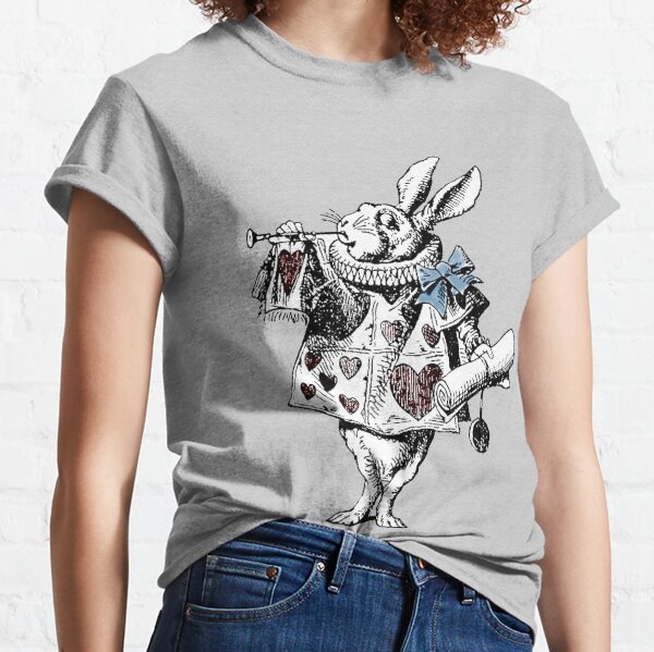 Alice in Wonderland White Rabbit Classic T-Shirt
