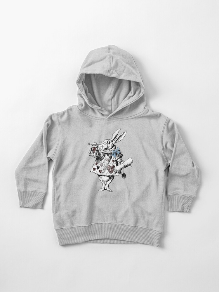 white rabbit hoodie