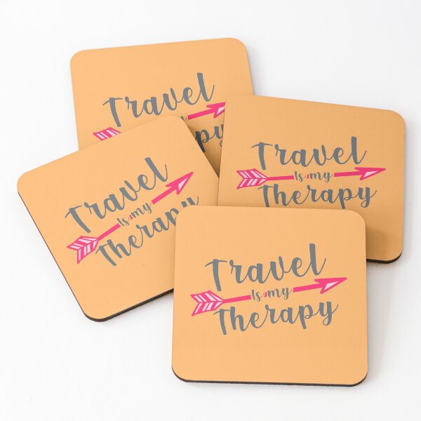 Item preview, Travel Is My Therapy designed and sold by ChemicalXShop.
