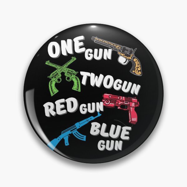 Item preview, One gun two gun red gun blue gun designed and sold by i-longmanshop.