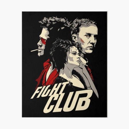 Fight Club movie scene art print print by 2ToastDesign