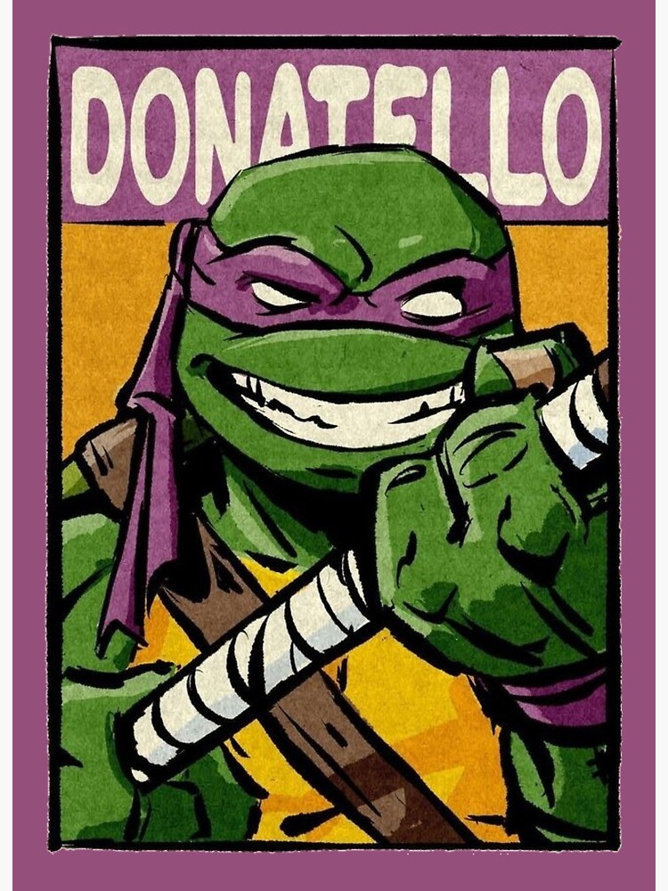 Teenage Mutant Ninja Turtles Donatello Art Board Print for Sale