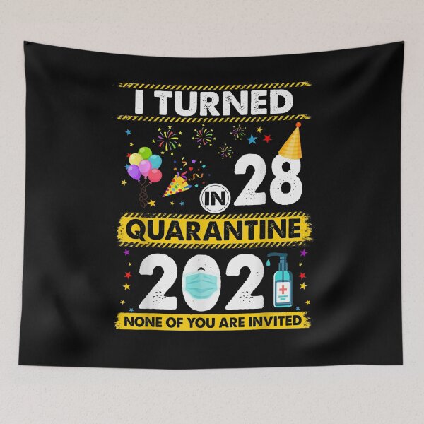 Item preview, I Turned 28 In Quarantine 2021 28 Years Old 28th Birthday Gift  designed and sold by lindafrances.
