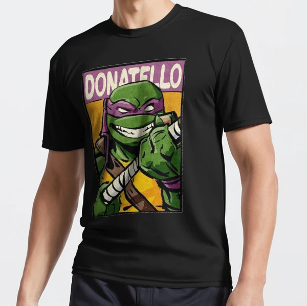 Girl's Teenage Mutant Ninja Turtles Donatello Face T-Shirt - Green Apple -  Large