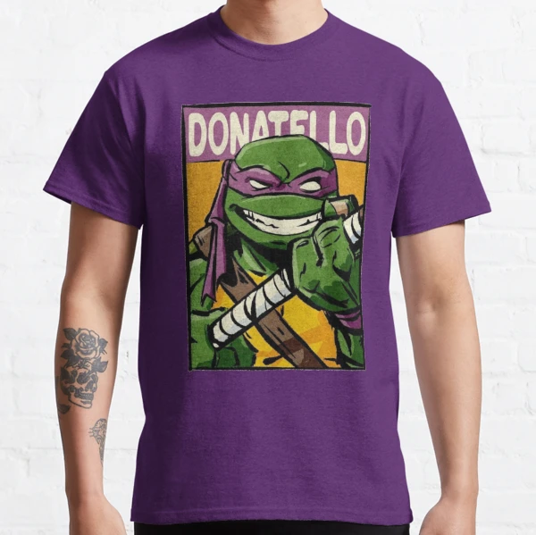 Donatello, Teenage mutant ninja turtles  Essential T-Shirt for Sale by  Zig-toZag