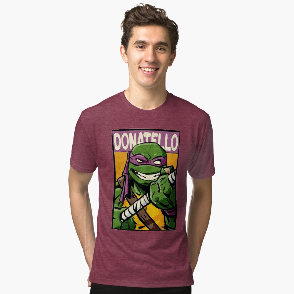 Teenage Mutant Ninja Turtles Donatello Unisex Tri-Blend T-Shirt