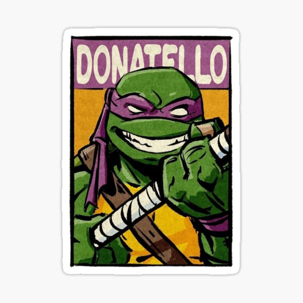 10 Inch Michelangelo Nunchucks Mikey Mike Orange Chucks Turtle TMNT Teenage  Mutant Ninja Turtles Movie Removable Peel Self Stick Wall Decal Sticker