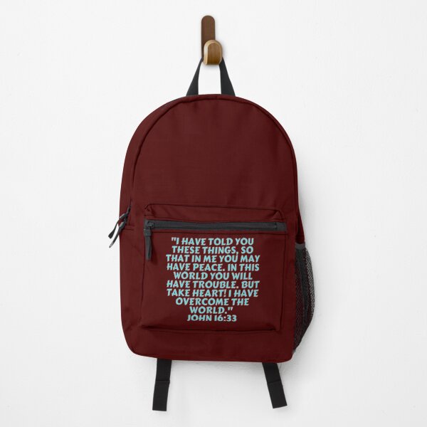 Item preview, Bible Verse John 16:33 designed and sold by Prayingwarrior.