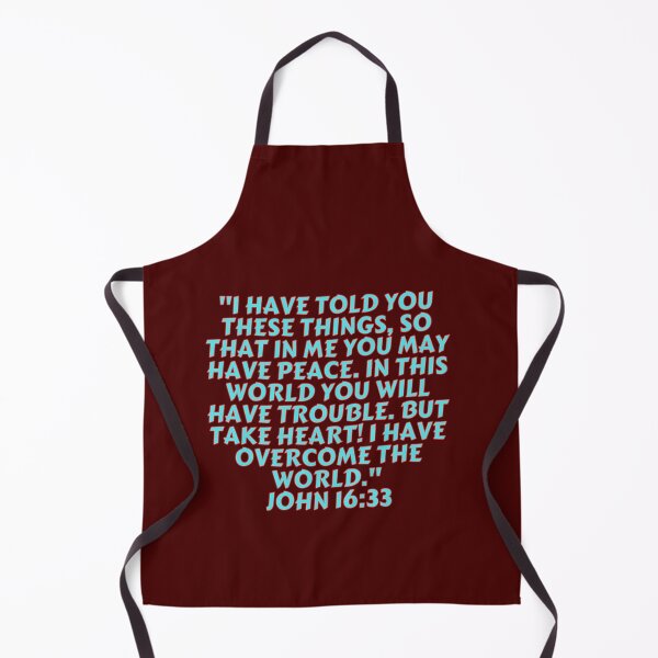 Item preview, Bible Verse John 16:33 designed and sold by Prayingwarrior.