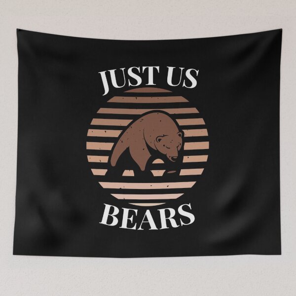 Item preview, Retro Vintage Just Us Bears T-Shirts Gift For Fans, For Men and Women designed and sold by DAVIDNAVALANCE.