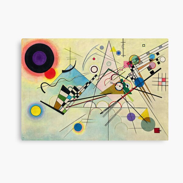 Composition 8, 1923 by Wassily Kandinsky Canvas Print