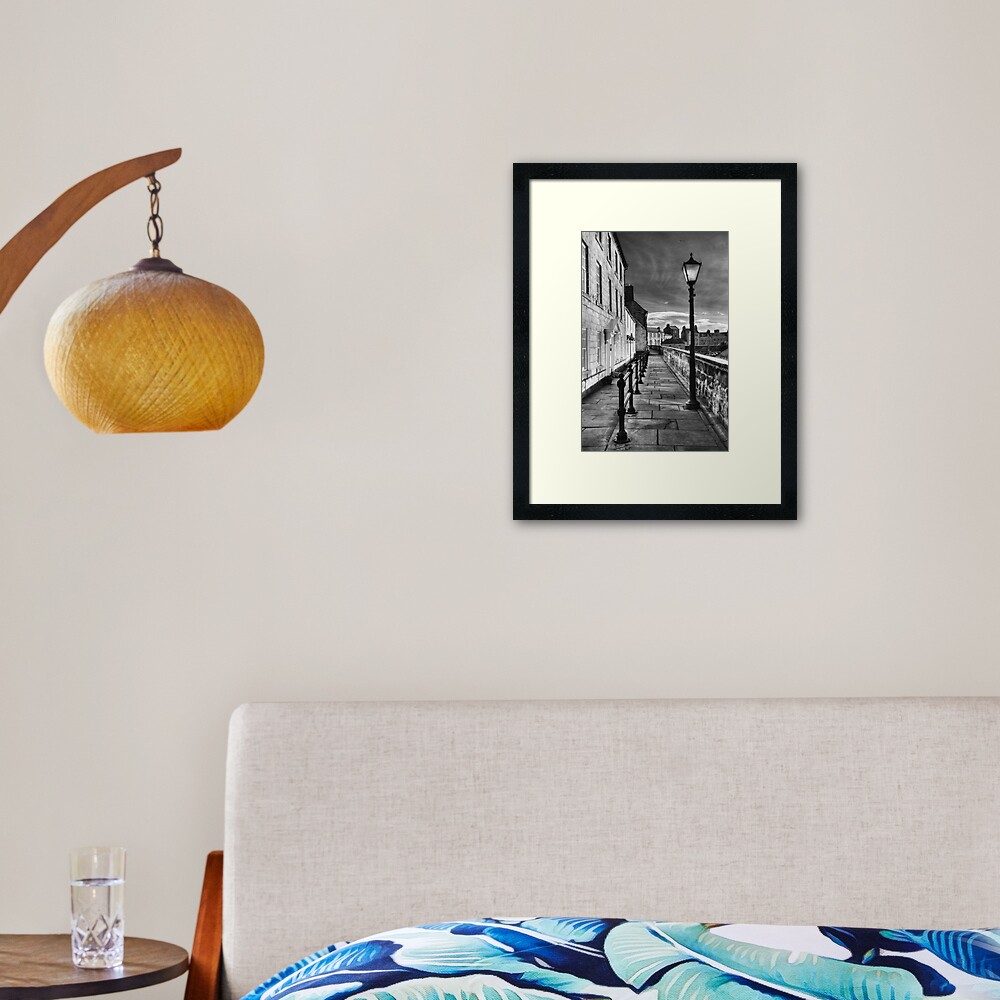 Along The Walls Framed Art Print