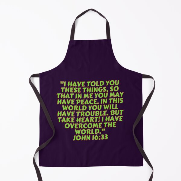 Item preview, Bible Verse John 16:33 designed and sold by Prayingwarrior.