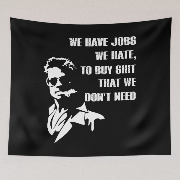 Item preview, Fight Club Movie Tyler Quote Design designed and sold by BruceJessie3.