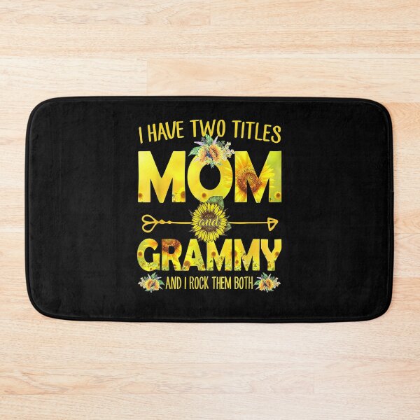 Item preview, I Have Two Titles Mom And Grammy Sunflower Gift  designed and sold by dominique235.