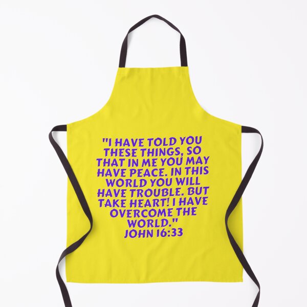 Item preview, Bible Verse John 16:33 designed and sold by Prayingwarrior.