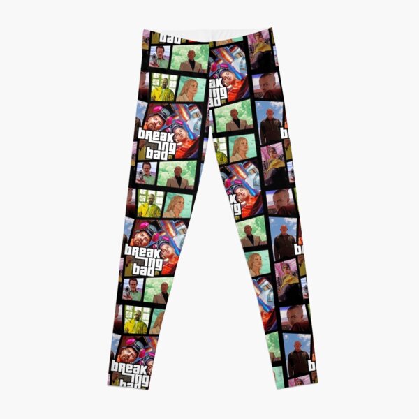 Breaking Bad Walter White poster(gta version) Leggings