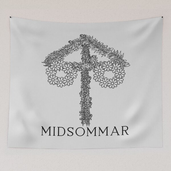 Item preview, Midsommar Midsummer Flowers Floral Pole Festival Midsommarstang designed and sold by funnytshirtemp.