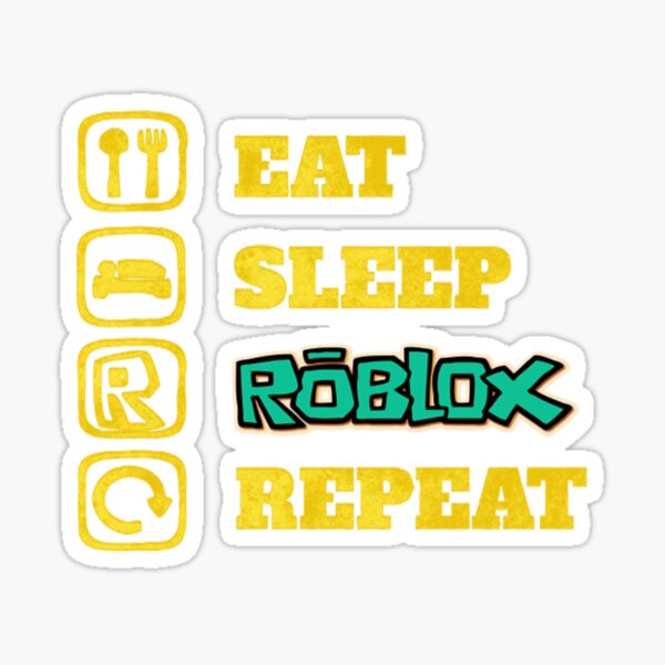 Roblox Cool Logo Stickers Redbubble - yellow roblox logo aesthetic