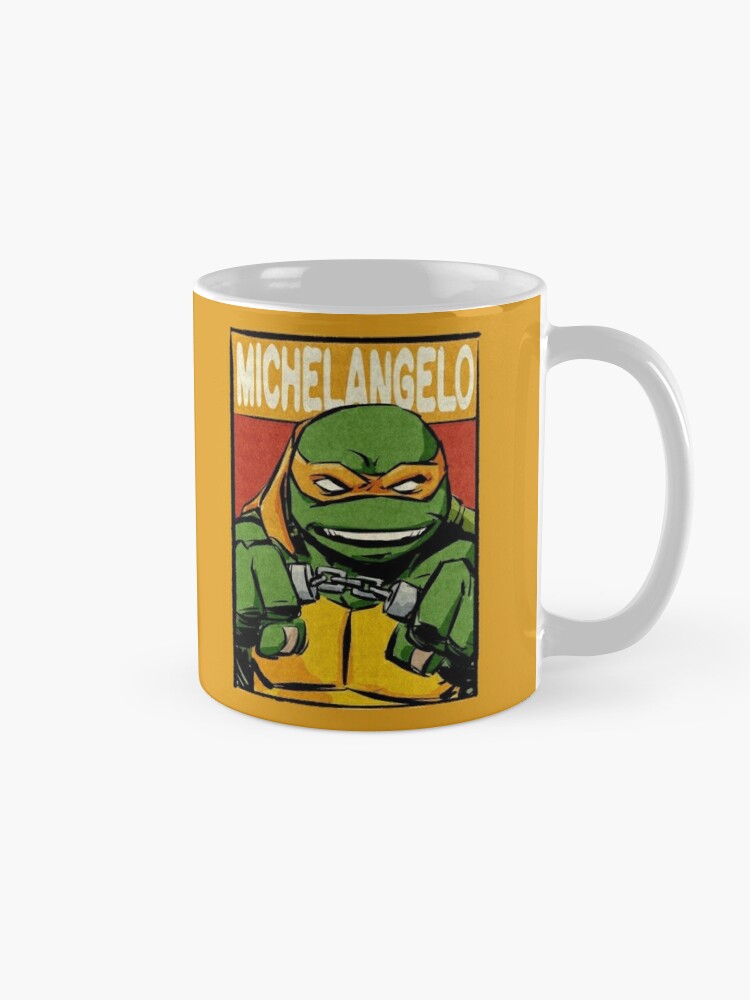 Tortugas ninja Teenage Mutatnt Ninja Ceramic Mag Michelangelo