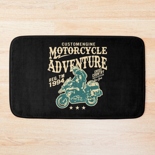 Item preview, Motorcycle Adventure Traveling Retro Old Poster Style Gift  designed and sold by dominique235.