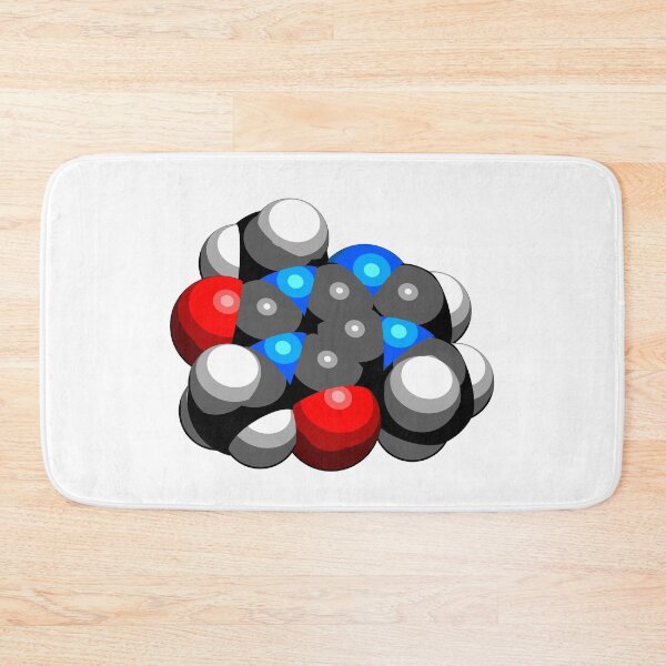 Item preview, Caffeine stimulant molecule. Present in coffee, tea and many soft and energy drinks designed and sold by molekuul.