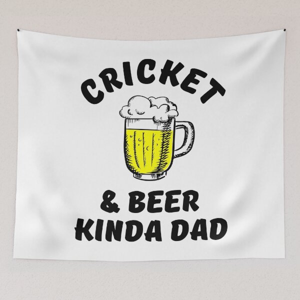 Item preview, Cricket & beer kinda dad designed and sold by TheGreenGoat.