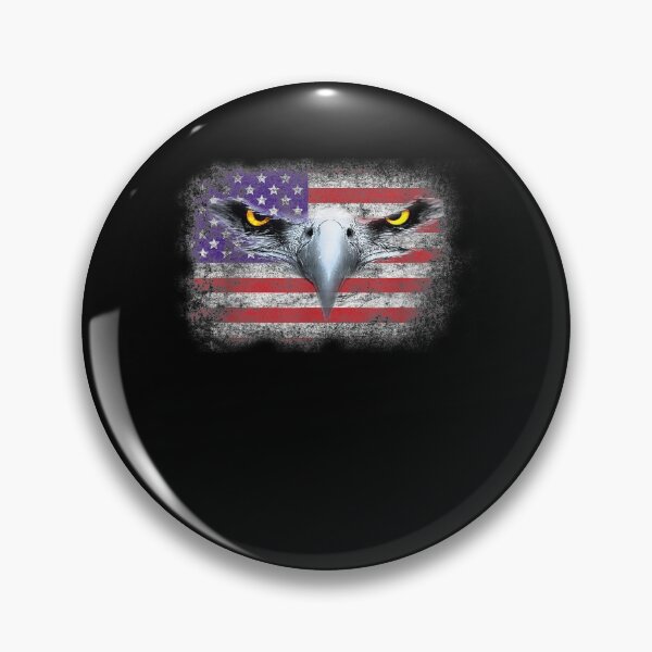 Item preview, American Flag Eagle Face Usa Distressed Gift  designed and sold by lindafrances.